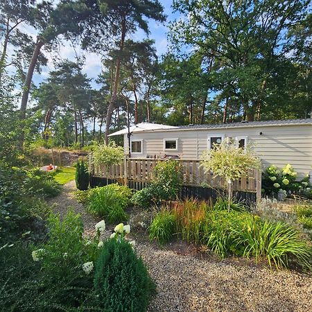 Luxe 4 Persoons Chalet Op 5 Sterren Camping Raalte Exterior foto